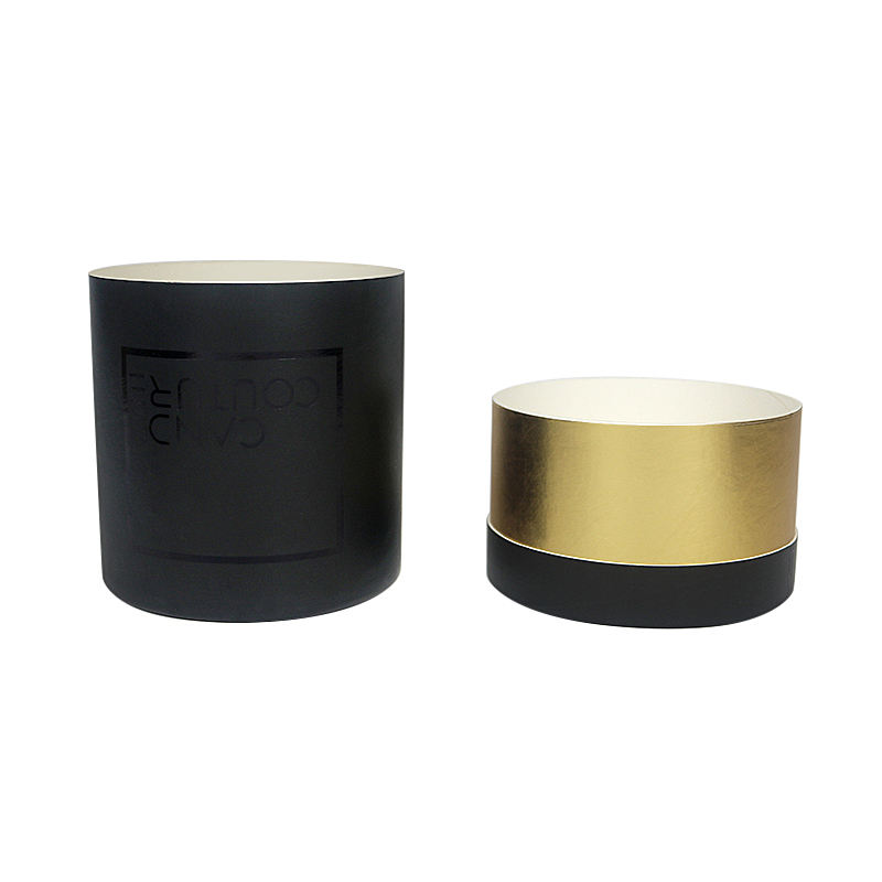environmentally friendly black paper candle tube packaging box candle cans gold paper cylinder box environmentally friendly black paper candle tube packaging box candle cans gold paper cylinder box