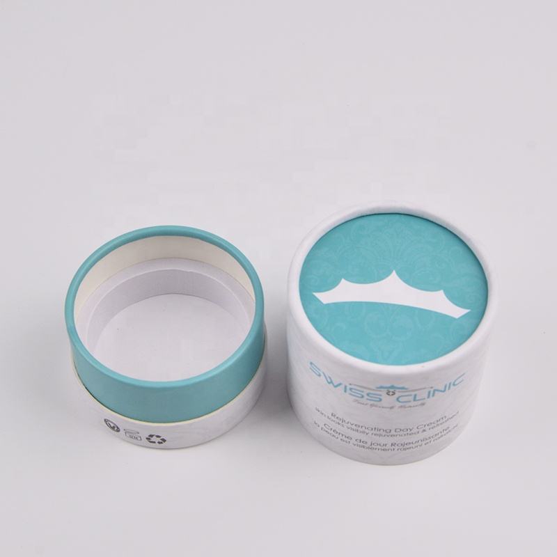 Custom Printing Recyclable Glass Jar Round Gift Box Cylinder Cardboard Paper Tube Box Candle Cylinder Packaging with Printing eco friendly containers kraft cardboard candle tea packaging biodegradable paper tubes cylinder box (copy)