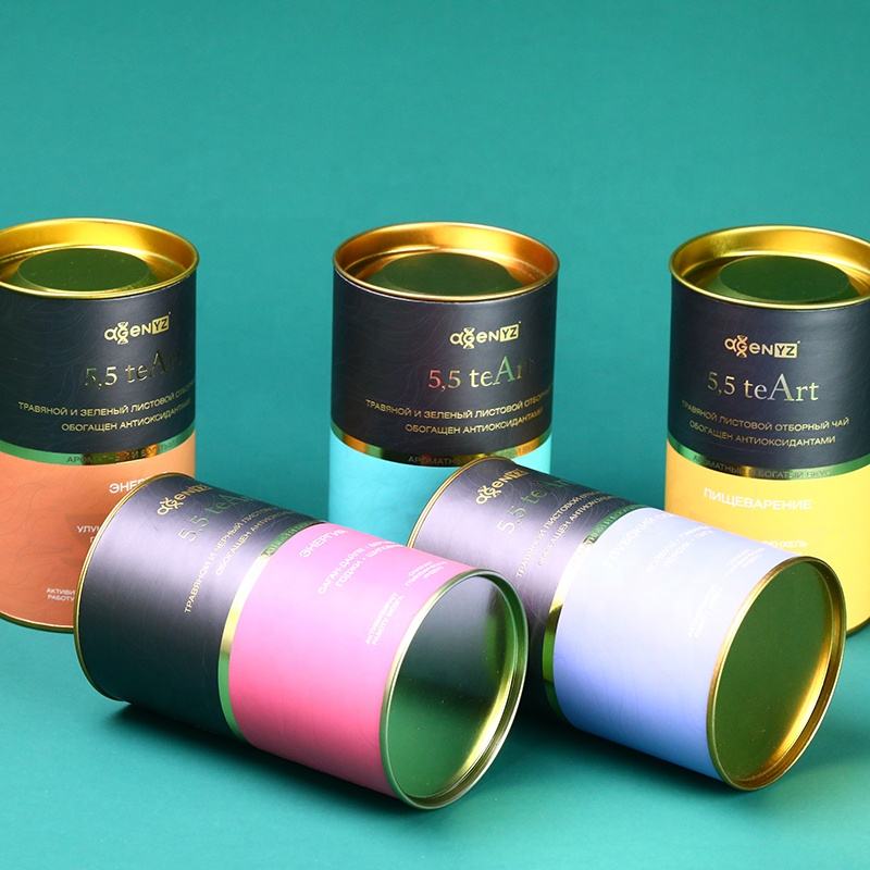biodegradable material custom design round paper tube packaging box for loose tea coffee bean (copy) biodegradable material custom design round paper tube packaging box for loose tea coffee bean (copy)