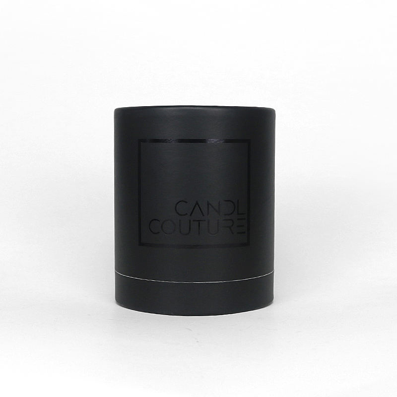 Environmentally Friendly Black Paper Candle Tube Packaging Box Candle Cans Gold Paper Cylinder Box environmentally friendly black paper candle tube packaging box candle cans gold paper cylinder box