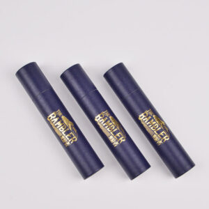 custom luxury incense stick paper tube box with lid luxury candle packaging