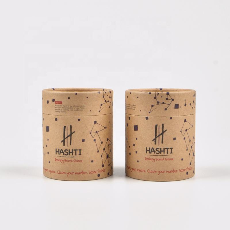 Eco Friendly Containers Kraft Cardboard Candle Tea Packaging Biodegradable Paper Tubes Cylinder Box eco friendly round paper tube packaging for tea & cosmetics for pillows made from recyclable cardboard (copy)