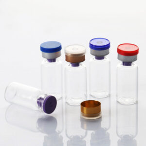clear 20mm 10ml amber glass vial with gold stamping (copy)