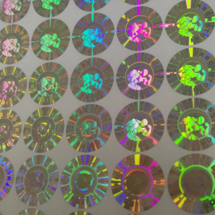 Popular Recyclable Silver Stickers Vial Hologramic Scratch off Label Printing custom authenticity 3d hologram stickers hologram anti counterfeitt stickers (copy)