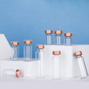 premium perfume sample glass tubular vials for skin care serum (copy)
