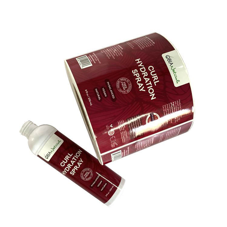 recyclable essential oil bottle cosmetics private label waterproof stickers (copy)