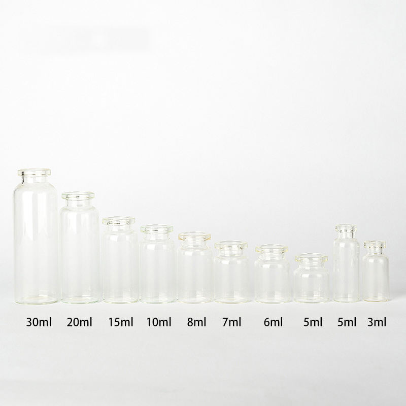 Pharma Low Borosilicate Glass Standard 3ml Glass Peptide Vials laboratory amber clear vials pharmaceutical moulded 5ml glass vial