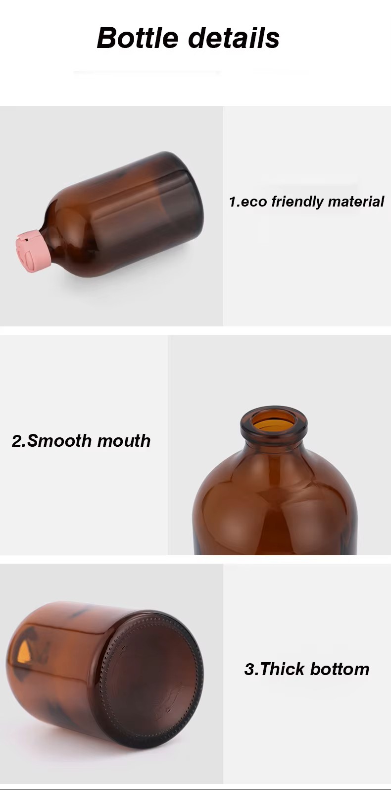 Pharmaceutical Sterile Injection clear Moulded Glass Vials pharmaceutical injection vial bottle clear amber moulded glass vial (copy)
