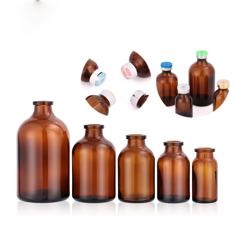 Pharmaceutical Sterile Injection clear Moulded Glass Vials pharmaceutical injection vial bottle clear amber moulded glass vial (copy)