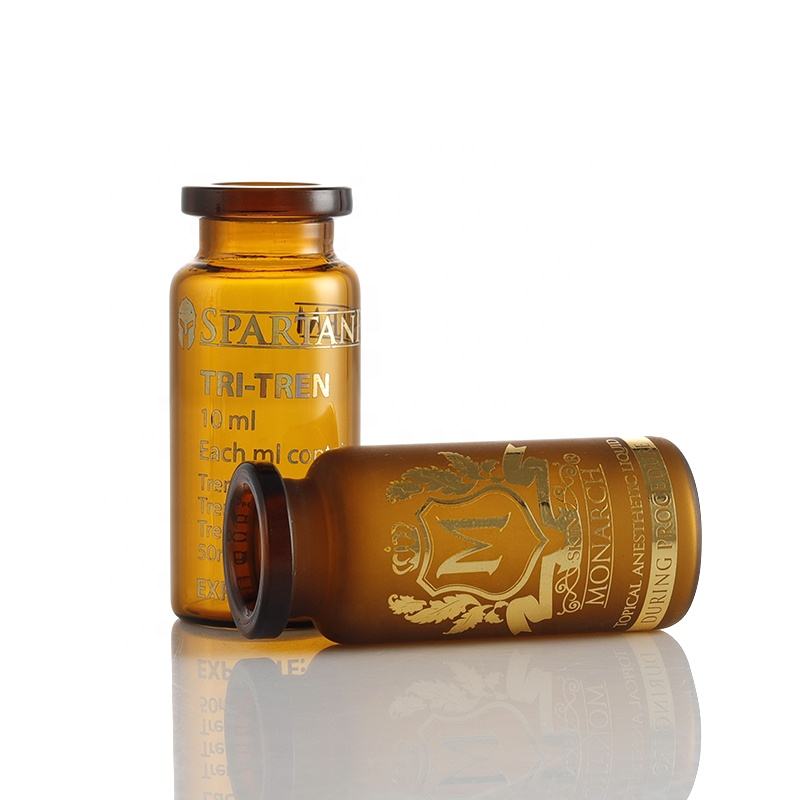 clear 20mm 10ml amber glass vial with gold stamping clear 20mm 10ml amber glass vial with gold stamping